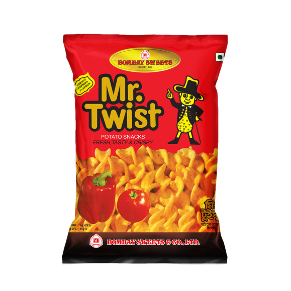 Bombay Sweets Mr. Twist Chips 25g -mr twist chips- Bombay Sweets Mr. Twist Chips